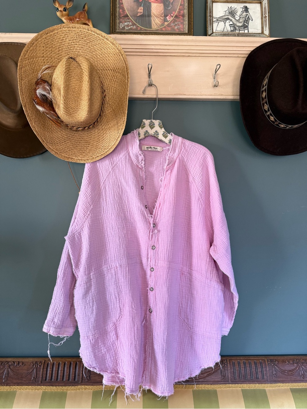 Free people We The Free People Summer Day Dream Blouse sz large